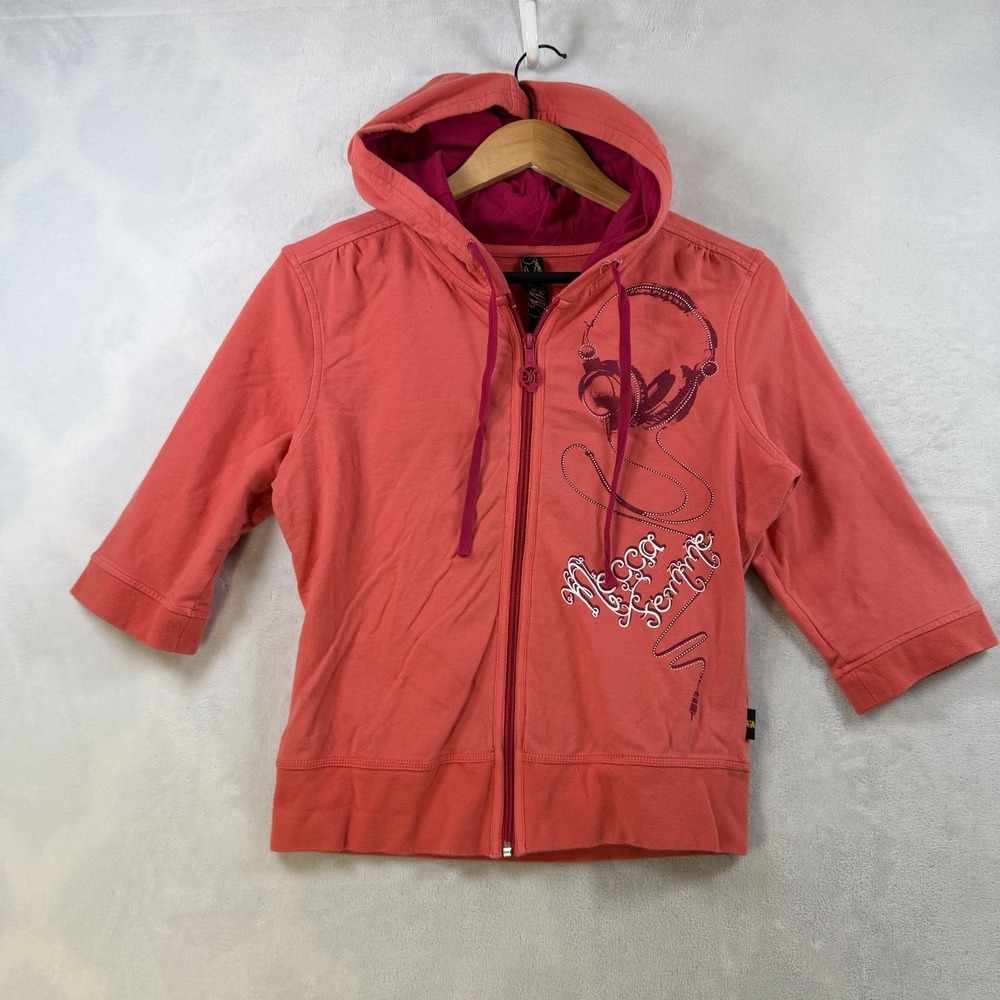 Vintage Y2K Mecca Sweatshirt Jacket Full Zip Women Size L